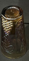 VINTAGE Imperial Amber Marigold Carnival Grapes Glasses – Iridescent