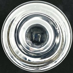 Vintage Pair of MCM Crystal Old Fashioned Whiskey Glasses Heavy Optic Lens Base