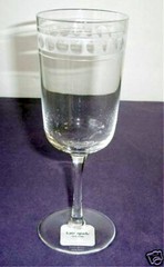 Kate Spade New York Pierpont Street Iced Tea Beverage Crystal Glass 12oz New