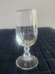 Vintage Brandy Glass by Libbey Glass «Columbian Clear» Pattern 4⅛ Line in Middle