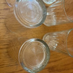 FEG68 Flat Bottom Tumbler By Federal Glass Optic Set Of 6