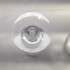 Orrefors Crystal Sven Air Bubble In Stem Water Glass And Champagne Glass Vintage
