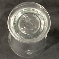Lot of 2 La Rochere France Fleur De Lis Lys Tumblers Glass Barware Vintage