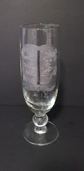 1905 for Pleasure Wine/ Drink Glasse with Silver-Plated Measurement Markings