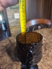 Vtg Lenox Impromptu Brown Handblown Water Tea Goblet 8oz Wine Glass Replacement