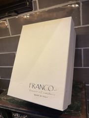 NWT Set Of 2 Pair Of Franco Vetretie Crystal Made In Italy Champagne Glasses