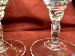 Vintage Open Twist Stem Iced Tea Gobletl Set of 4