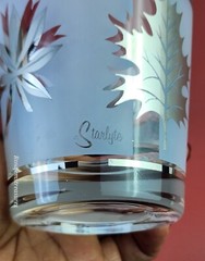 LIBBEY Starlyte Silver Leaf Old Fashioned, Set of 4 – Frosted Silver Foliage