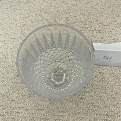 Fostoria Crystal Stratton Pattern Water Goblet 6 1/2″ HEAVY & BEAUTIFUL