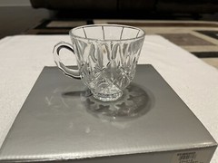 Gorham Lady Anne Punch Cups Set of 4 Crystal Glass Rare Vtg Dinnerware Special