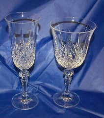 Marquis By Bohemia Crystal Champagne Flute or Water Goblet Glass Stemware Each