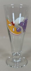 Vintage Fruit Motif Parfait Glasses Iced Tea Dessert Set Of 4