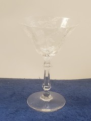Set of 3 Glastonbury Lotus Vesta Clear Stem 75 Champagne/Tall Sherbet SASE102225