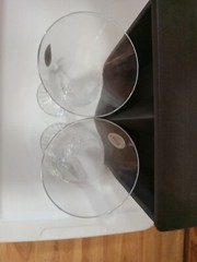 Cristal D’ Arques France Champagne Millennium 2001 Lead Crystal Glasses Open Box