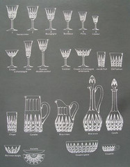 Saint Louis Tarn Wine Glasses Weingläser Verres A Vin 16 Cm Crystal Taillé