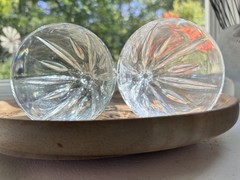Set Of 2 Vintage Crystal Water Goblets Wine glasses Royal Gallery Crystal 8 3/4”