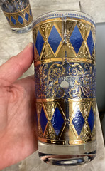 1 Vintage Rainer Blue West Virginia Highball Glasses