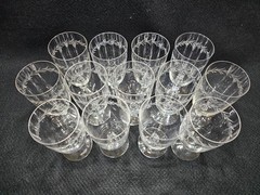 Fostoria Holly Clear Crystal Stemware Set – Mint Condition