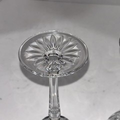 Lenox Clarity Platinum Silver Rim 8” Tall 4oz Wine Glasses