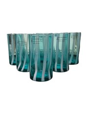 Alessandro Coppola Arte di Murano Italy Hand Blown Glass Tumblers Set of 6 – NWT