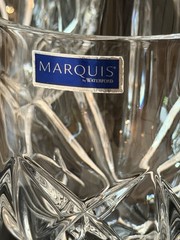4 Each Waterford Marquis Brookside Crystal Replacement Water Or Wine Glasses