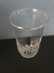 Crystal Clear Industries Crystal Floral 16 oz Glasses Made In Turkey Replacement