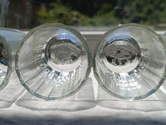 Soviet faceted vodka shot glasses rare vintage 5 kopec, new 6 pcs USSR original