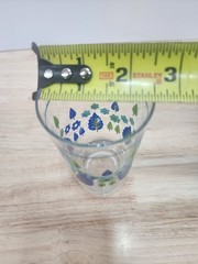 Lot of 4 1960s Marcrest Swiss Alpine Chalet Drinking Juice Glasses MCM 4 3/4″