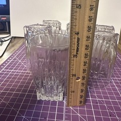 VTG Federal Park Avenue Glasses Set Of 6 5 Oz Juice Glasses GIFT QUALITY e94