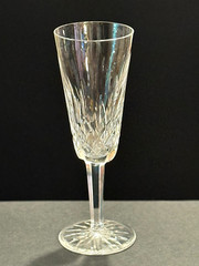 WATERFORD Lismore Fluted Champagne Glass Cut Hand Blown Fine Crystal 7-1/4″