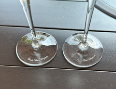 EUC 2 Cuvée 9” Dom Pérignon Champagne Flutes