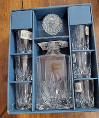 Mikasa Melodia Decanter + 6 Shot Glasses New OS