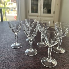 Vtg Cristal D Argues Durand Washington Pattern Cordial Set Of 2. I Have 3 Sets