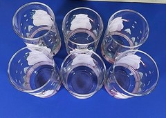 SET OF 6 PFALTZGRAFF LIBBEY SNOW BEAR 14oz Drinking Glasses 5 3/4″ Tumblers MINT
