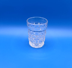 Fostoria American Clear Glass Juice Tumbler 4″ Small Flat Bottom Drinking Cup