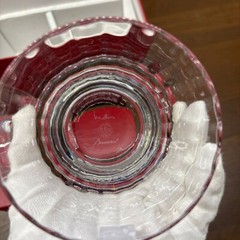 Baccarat Mille Nuits Rock Tumbler Glasses Set of 2 New Unused, Box Marked