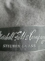 7877 STEUBEN 6 CRYSTAL CHAMPAGNE COUPES BALUSTER TEARDROP STEM  SIGNED 6 in BOX