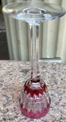 BACCARAT CRYSTAL LIQUOR COLOR GLASS COLBERT COLOR MINT