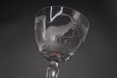 CHIP- Queen Lace «Kenyan African» Sable Liquor Cocktail Glass – 4 7/8″ #H