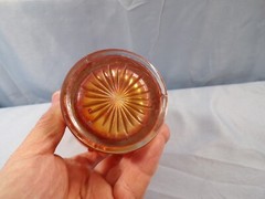 Diamond Dugan Maple Leaf Marigold Carnival Glass Tumbler INV2