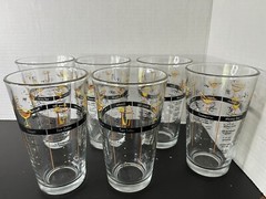 Set of 6 Libbey Cocktail Recipes Shaker Barware Glasses 16 Oz