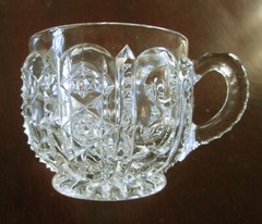 EAPG Westmore 185; Columned Thumbprints Punch Cup 1901 HTF