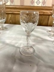 GLASTONBURY – LOTUS Majesty (Stem 77, Cut 24) 5″ Tall Wine Glass (small)
