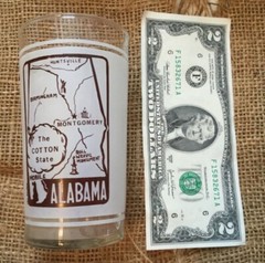 7 Vintage State Souvenir Drinking Glasses Tumblers – VT AL NC ND RI LA MS
