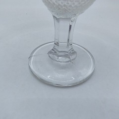 1914 EAPG Indiana Glass Co No 30 (OMN) Cordial Glass Set of 2 AKA Dew & Raindrop