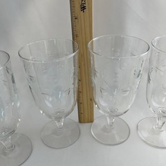 Libbey “Christine” Iced Tea Glasses Set Of 5 Perfect MCM