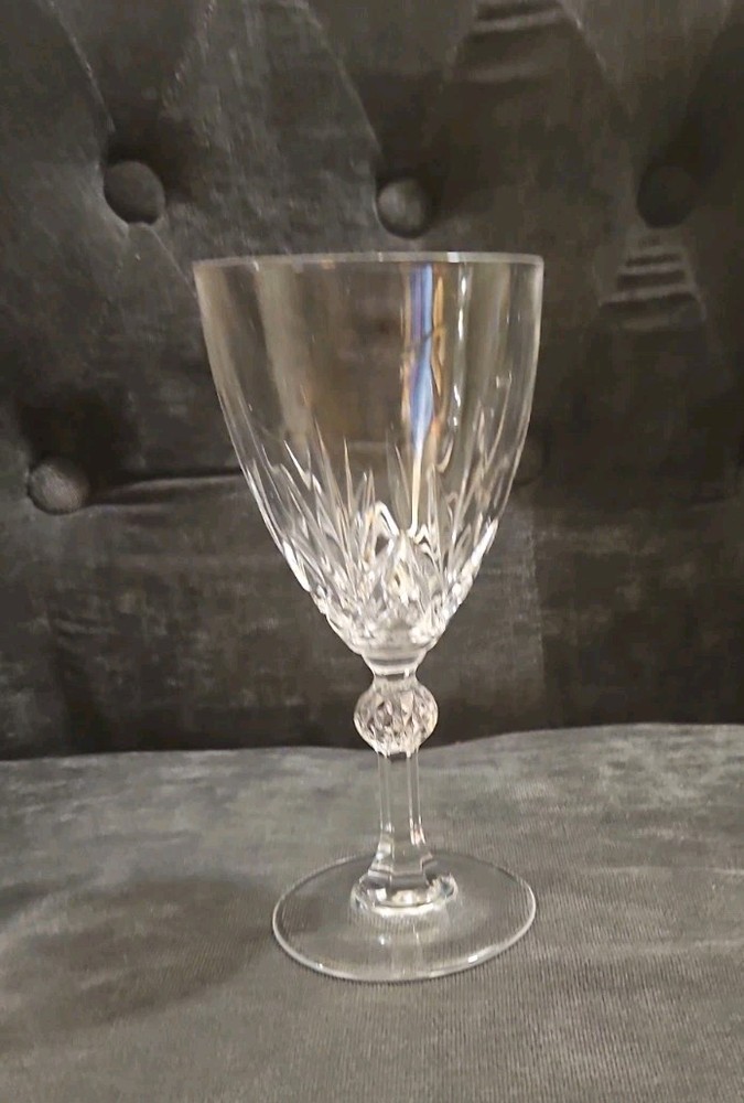 (1) Royal Crystal Rock RCR «LINEA GALA» Water Goblet 7 1/8″ Tuscany Italy EUC