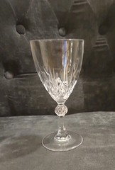 (1) Royal Crystal Rock RCR «LINEA GALA» Water Goblet 7 1/8″ Tuscany Italy EUC