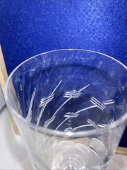 Cristal de Paris Champagne crystal flutes set of 2