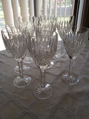 waterford crystal glasses 2 sets of 4, 8 total